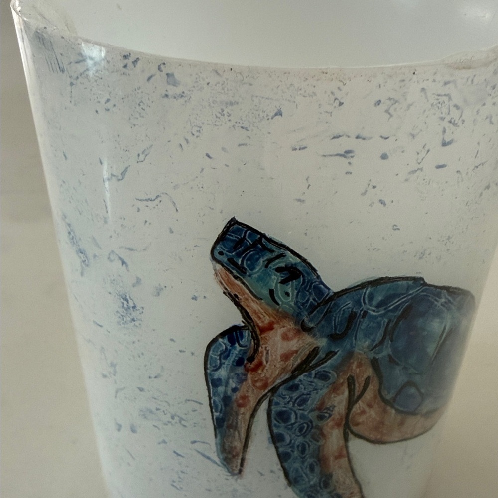 Blue Turtle Candle - Picture 2 of 8